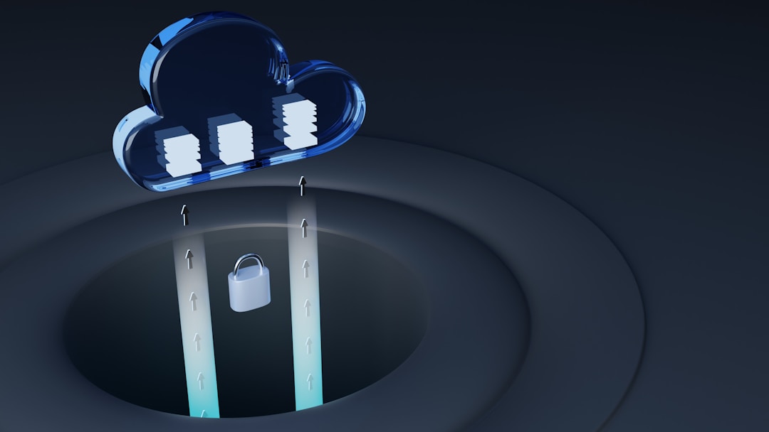 A digital security concept image representing local-first data ownership and user-controlled encryption