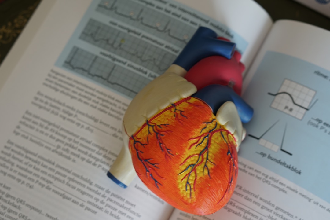 A medical illustration of heart arteries and the vascular system, showing why peripheral arteries in the finger are too small and variable to serve as a proxy for central blood pressure
