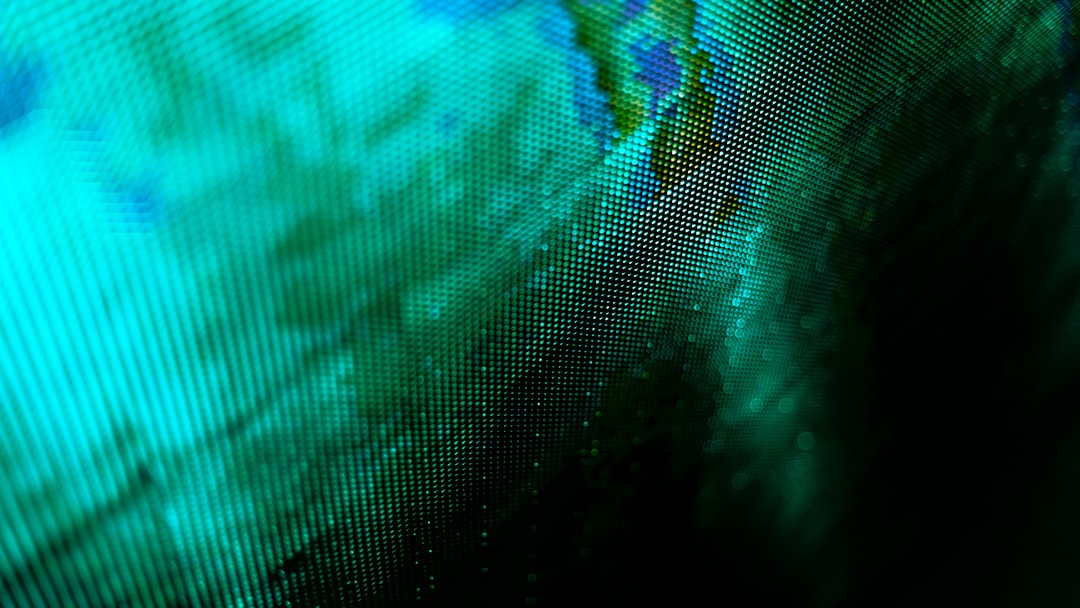 Abstract digital privacy visualization representing encrypted health data that never leaves your device
