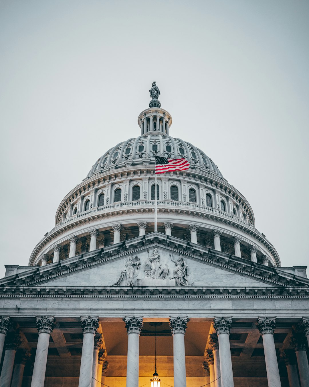 The US Capitol building, where three bills are currently trying to close the wearable data privacy gap that HIPAA left open